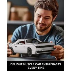 NIFELIZ NF10284 10284 DODGE CHALLENGER DEMON SPORTS CAR bộ đồ chơi xếp lắp ráp ghép mô hình Creator Sáng Tạo 1225 khối