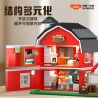 IAMBRICK 40202 TRANG TRẠI COTTAGE bộ đồ chơi xếp lắp ráp ghép mô hình City RANCH COTTAGE Thành Phố 1268 khối