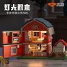 IAMBRICK 40202 TRANG TRẠI COTTAGE bộ đồ chơi xếp lắp ráp ghép mô hình City RANCH COTTAGE Thành Phố 1268 khối