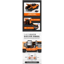 RASTAR 93600 93610 HUMMER EV ELECTRIC PICKUP tỷ lệ 1:10 bộ đồ chơi xếp lắp ráp ghép mô hình Technic HUMMER EV PICKUP Kỹ Thuật Công Nghệ Cao Mô Hình Phương Tiện 3756 khối