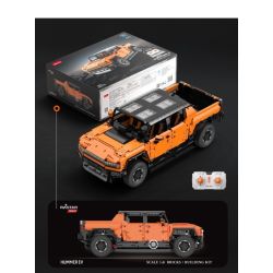 RASTAR 93600 93610 HUMMER EV ELECTRIC PICKUP tỷ lệ 1:10 bộ đồ chơi xếp lắp ráp ghép mô hình Technic HUMMER EV PICKUP Kỹ Thuật Công Nghệ Cao Mô Hình Phương Tiện 3756 khối