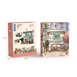 ZHEGAO 613030 KÝ ỨC VỀ NHỮNG NĂM CỬA HÀNG MAY bộ đồ chơi xếp lắp ráp ghép mô hình Creator TAILOR'S SHOP Sáng Tạo 760 khối