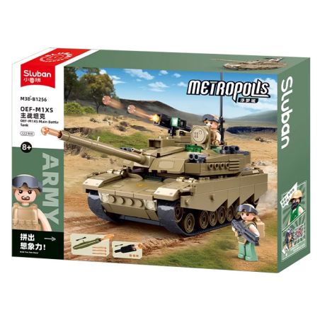 SLUBAN M38-B1256 B1256 1256 M38B1256 38-B1256 FU MENGCHENG OEF-M1XS BỂ CHIẾN ĐẤU CHÍNH bộ đồ chơi xếp lắp ráp ghép mô hình Military Army Quân Sự Bộ Đội 322 khối