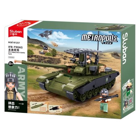 SLUBAN M38-B1257 B1257 1257 M38B1257 38-B1257 FU MENGCHENG IFR-T90AS BỂ CHIẾN ĐẤU CHÍNH bộ đồ chơi xếp lắp ráp ghép mô hình Military Army Quân Sự Bộ Đội 326 khối