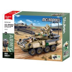 SLUBAN M38-B1258 B1258 1258 M38B1258 38-B1258 FU MENGCHENG HỆ THỐNG BẢO VỆ BẦU TRỜI OEF-STRICK bộ đồ chơi xếp lắp ráp ghép mô hình Military Army Quân Sự Bộ Đội 320 khối