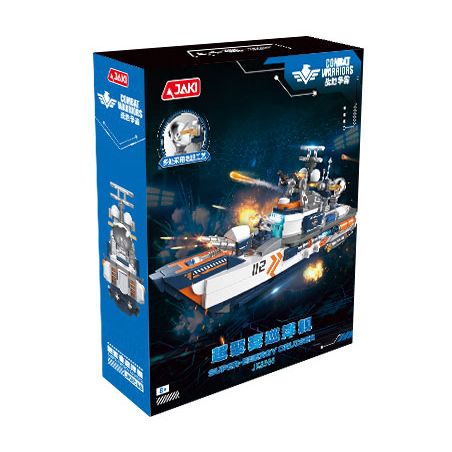JAKI JK8566 8566 BATTLEFIELD SUPER FUSION CRUISER bộ đồ chơi xếp lắp ráp ghép mô hình