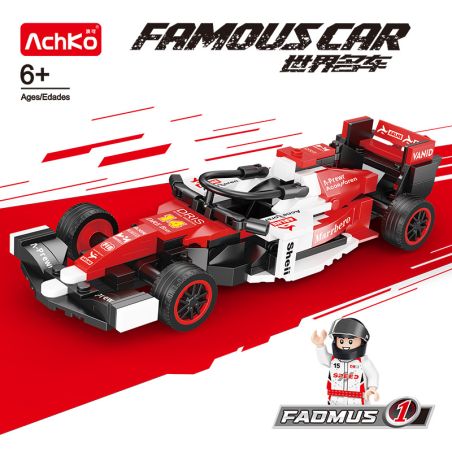 ACHKO 50014-2 F1 RACING - ALPHA bộ đồ chơi xếp lắp ráp ghép mô hình Racers Đua Tốc Độ 238 khối