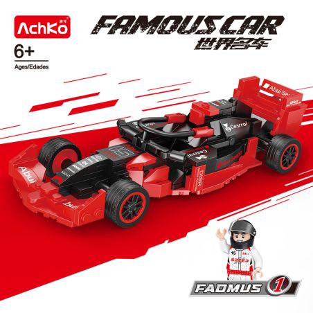 ACHKO 50015-2 F1 RACING - AUDI bộ đồ chơi xếp lắp ráp ghép mô hình Racers Đua Tốc Độ 236 khối