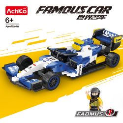 ACHKO 50017-2 F1 RACING WILLIAMS bộ đồ chơi xếp lắp ráp ghép mô hình Racers Đua Tốc Độ 226 khối