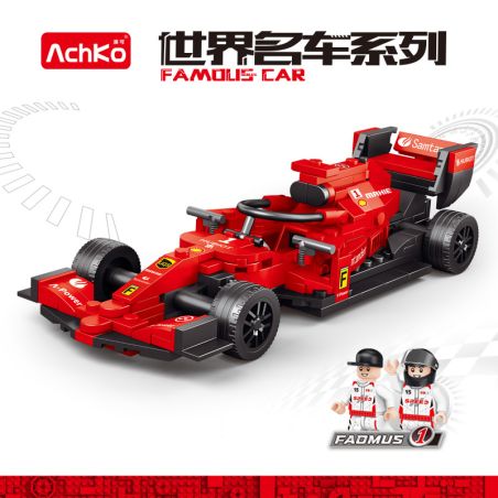 ACHKO 50035 F1 RACING - FERRARI bộ đồ chơi xếp lắp ráp ghép mô hình Racers Đua Tốc Độ