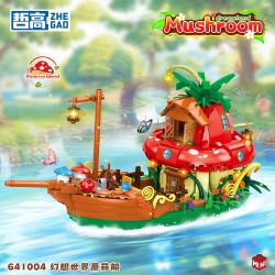 ZHEGAO 641004 THẾ GIỚI PANDORA THUYỀN NẤM bộ đồ chơi xếp lắp ráp ghép mô hình 998 khối