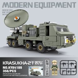 Kazi KY84189 84189 XE NHIỄU KRASNUKHA-2 bộ đồ chơi xếp lắp ráp ghép mô hình Military Army Quân Sự Bộ Đội 356 khối