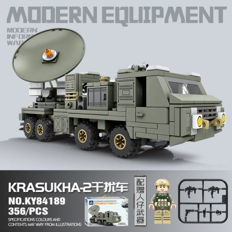 Kazi KY84189 84189 XE NHIỄU KRASNUKHA-2 bộ đồ chơi xếp lắp ráp ghép mô hình Military Army Quân Sự Bộ Đội 356 khối