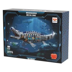 IAMBRICK 30603 MOSAUR CƠ HỌC bộ đồ chơi xếp lắp ráp ghép mô hình MECHA DINO MOSASAURUS 1026 khối