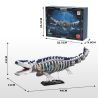 IAMBRICK 30603 MOSAUR CƠ HỌC bộ đồ chơi xếp lắp ráp ghép mô hình MECHA DINO MOSASAURUS 1026 khối