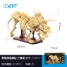 CADA DOUBLEE C59013 59013 MÔ HÌNH KHỦNG LONG BỘ XƯƠNG PHÁT SÁNG CỦA TRICERATOPS bộ đồ chơi xếp lắp ráp ghép mô hình 272 khối