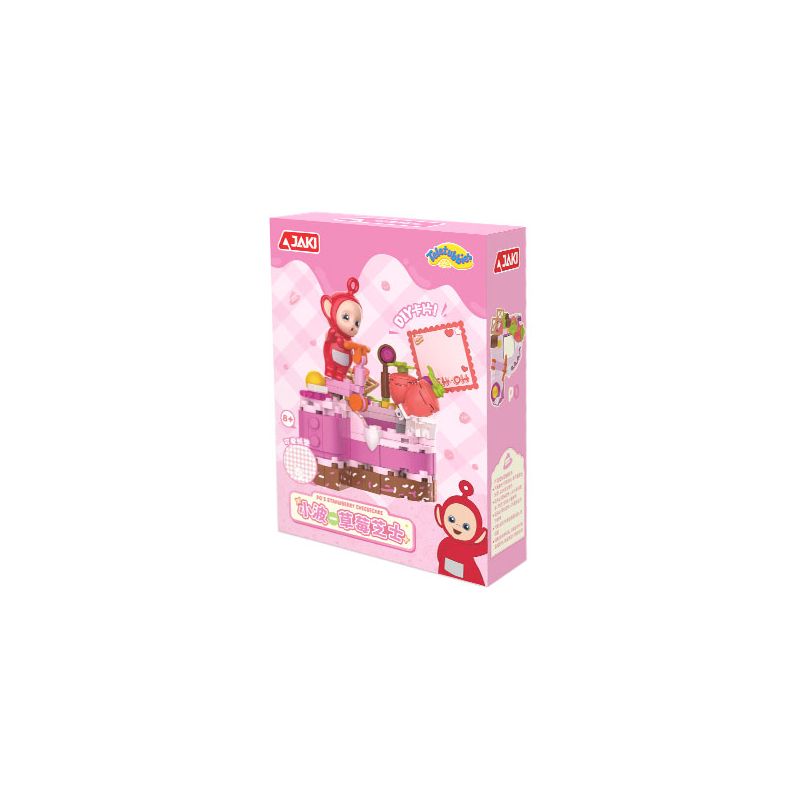 JAKI HK514 ĂNG -TEN BABY DESSERT CAKE XIAOBO PHÔ MAI DÂU TÂY bộ đồ chơi xếp lắp ráp ghép mô hình Movie & Game Phim Và Trò Chơi