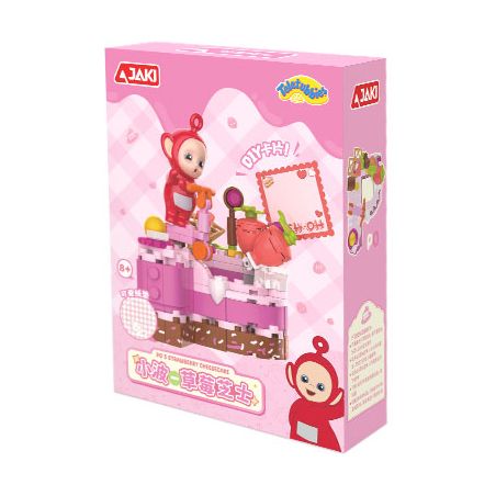 JAKI HK514 ĂNG -TEN BABY DESSERT CAKE XIAOBO PHÔ MAI DÂU TÂY bộ đồ chơi xếp lắp ráp ghép mô hình Movie & Game Phim Và Trò Chơi