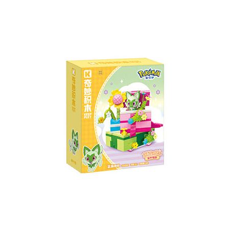 KEEPPLEY K20264 20264 POKÉMON PARTY CRUISE CAR NEW LEAF MEOW HỘP QUÀ TẶNG bộ đồ chơi xếp lắp ráp ghép mô hình Movie & Game Phim Và Trò Chơi