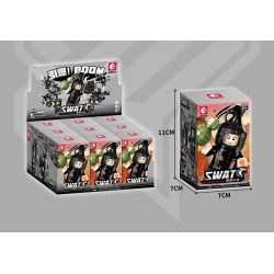 SEMBO 703101 HOẠT ĐỘNG BLACK HAWK CHẾT NỔ! MÔ HÌNH BOOM 8 bộ đồ chơi xếp lắp ráp ghép mô hình SWAT