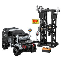 SEMBO 703103 703104 703105 703106 CHIẾN DỊCH BLACK HAWK SWAT CENTER 4 KẾT HỢP bộ đồ chơi xếp lắp ráp ghép mô hình
