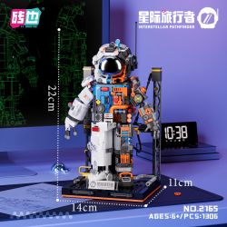 WEILE CREATION 2165 NGÔI SAO DU LỊCH bộ đồ chơi xếp lắp ráp ghép mô hình 1306 khối