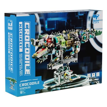 BEAUTY AND 13056 CÁ SẤU CƠ HỌC bộ đồ chơi xếp lắp ráp ghép mô hình 882 khối