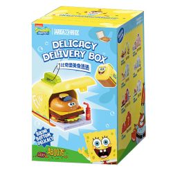 AREA-X AB0076 0076 SPONGEBOB BEACHBURG FOOD EXPRESS BLIND HỘP bộ đồ chơi xếp lắp ráp ghép mô hình Movie & Game BIKINI BOTTOM DELICACY Phim Và Trò Chơi