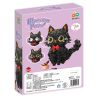 ZHEGAO 662036 KITTEN HOA MÀU ĐEN bộ đồ chơi xếp lắp ráp ghép mô hình BLOSSOM PUSS! 1651 khối