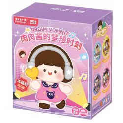 FEMIBOX S44082 44082 NƯỚC SỐT THỊT HỘP MÙ VỚI TỦ LẠNH bộ đồ chơi xếp lắp ráp ghép mô hình