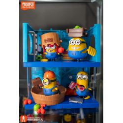 BLOKEES 74835 MINIONS MAGICAL EDITION THE 1ST BULLET JAM FACTORY BOB FRUIT MANAGER bộ đồ chơi xếp lắp ráp ghép mô hình Movie & Game MINIONS JELLY FACTORY BOB Phim Và Trò Chơi 27 khối