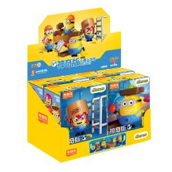 BLOKEES 74835 MINIONS MAGICAL EDITION THE 1ST BULLET JAM FACTORY BOB FRUIT MANAGER bộ đồ chơi xếp lắp ráp ghép mô hình Movie & Game MINIONS JELLY FACTORY BOB Phim Và Trò Chơi 27 khối