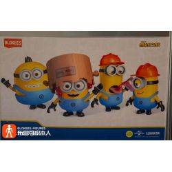 BLOKEES 74835 MINIONS MAGICAL EDITION THE 1ST BULLET JAM FACTORY BOB FRUIT MANAGER bộ đồ chơi xếp lắp ráp ghép mô hình Movie & Game MINIONS JELLY FACTORY BOB Phim Và Trò Chơi 27 khối