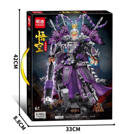 MINGDI LEIBAO K3002 3002 MACAQUE SÁU TAI WUKONG bộ đồ chơi xếp lắp ráp ghép mô hình 1116 khối