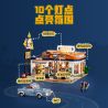 LUMIBRICKS FUNWHOLE F9065 9065 CHUYẾN ĐI ĐƯỜNG TRẠM XĂNG CAO TỐC bộ đồ chơi xếp lắp ráp ghép mô hình Creator Sáng Tạo 1608 khối