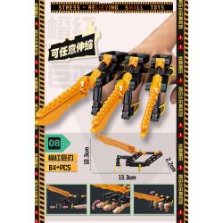 Kazi KY88057 88057 GIẢI NÉN VŨ KHÍ ĐỒ CHƠI NHỎ 8 MÔ HÌNH bộ đồ chơi xếp lắp ráp ghép mô hình 723 khối