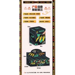 Kazi KY88057 88057 GIẢI NÉN VŨ KHÍ ĐỒ CHƠI NHỎ 8 MÔ HÌNH bộ đồ chơi xếp lắp ráp ghép mô hình 723 khối