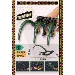 Kazi KY88057 88057 GIẢI NÉN VŨ KHÍ ĐỒ CHƠI NHỎ 8 MÔ HÌNH bộ đồ chơi xếp lắp ráp ghép mô hình 723 khối