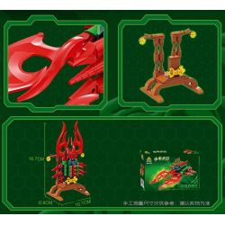 Kazi KY88054 88054 VŨ KHÍ TRONG TƯƠNG LAI 8 bộ đồ chơi xếp lắp ráp ghép mô hình FUTURE WEAPONS 1355 khối