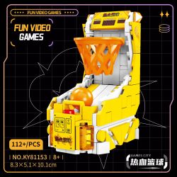 Kazi KY81153 81153 MÔ HÌNH TRÒ CHƠI VIDEO NÓNG BỎNG THÀNH PHỐ 6 bộ đồ chơi xếp lắp ráp ghép mô hình FUN VIDEO GAMES 707 khối