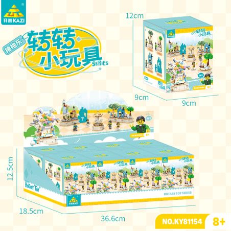 Kazi KY81154 81154 ZHUANZHUAN ĐỒ CHƠI NHỎ 8 KIỂU bộ đồ chơi xếp lắp ráp ghép mô hình 925 khối