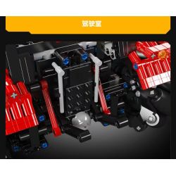 MouldKing 18037 Mould King 18037 MÁY KÉO BÁNH XE bộ đồ chơi xếp lắp ráp ghép mô hình Technic WHEELED TRACTOR Kỹ Thuật Công Nghệ Cao Mô Hình Phương Tiện 1392 khối