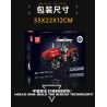 MouldKing 18037 Mould King 18037 MÁY KÉO BÁNH XE bộ đồ chơi xếp lắp ráp ghép mô hình Technic WHEELED TRACTOR Kỹ Thuật Công Nghệ Cao Mô Hình Phương Tiện 1392 khối