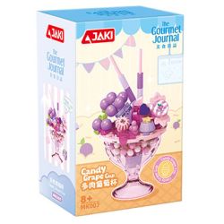 JAKI MK007 CÚP KEM DOPAMINE CUP NHO MỌNG NƯỚC bộ đồ chơi xếp lắp ráp ghép mô hình CANDY GRAPE CUP