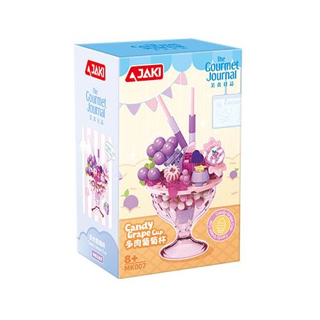 JAKI MK007 CÚP KEM DOPAMINE CUP NHO MỌNG NƯỚC bộ đồ chơi xếp lắp ráp ghép mô hình CANDY GRAPE CUP