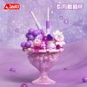 JAKI MK007 CÚP KEM DOPAMINE CUP NHO MỌNG NƯỚC bộ đồ chơi xếp lắp ráp ghép mô hình CANDY GRAPE CUP