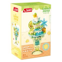 JAKI MK009 CÚP KEM DOPAMINE bộ đồ chơi xếp lắp ráp ghép mô hình LEMON PUDDING CUP