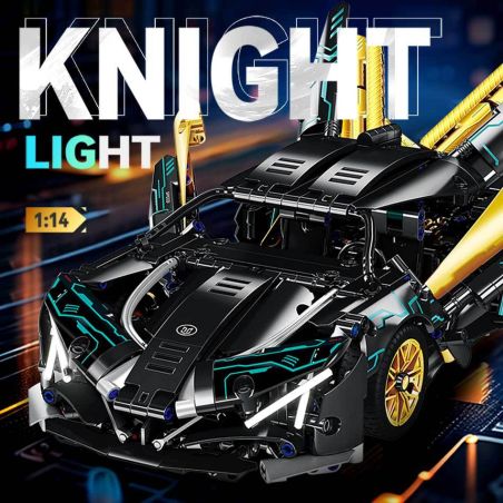 MORI JUTA CB-01004 01004 CB01004 APOLLO EVO VÀNG ĐEN tỷ lệ 1:14 bộ đồ chơi xếp lắp ráp ghép mô hình Technic Kỹ Thuật Công Nghệ Cao Mô Hình Phương Tiện 859 khối