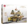 JIESTAR 89136 GA XE LỬA KIỂU CHÂU bộ đồ chơi xếp lắp ráp ghép mô hình Creator EUROPEAN STYLE RAILWAY STATION Sáng Tạo 1945 khối