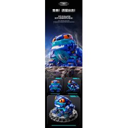 JI BRICK 39903 ĐẢNG ÁO GIÁP ẾCH BÓNG. bộ đồ chơi xếp lắp ráp ghép mô hình 669 khối